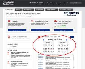 Employers Toolbox Dashboard