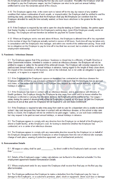template fixed employment agreement term Contract Assistance Employment Employers NZ  Fixed Term
